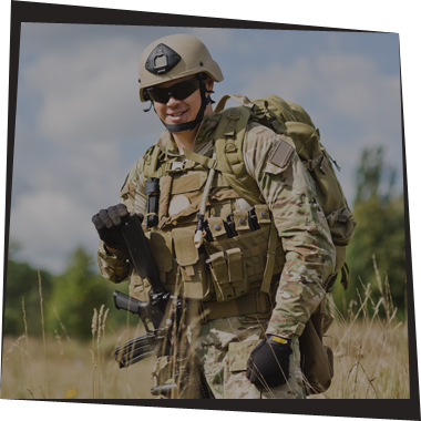 soldier in field